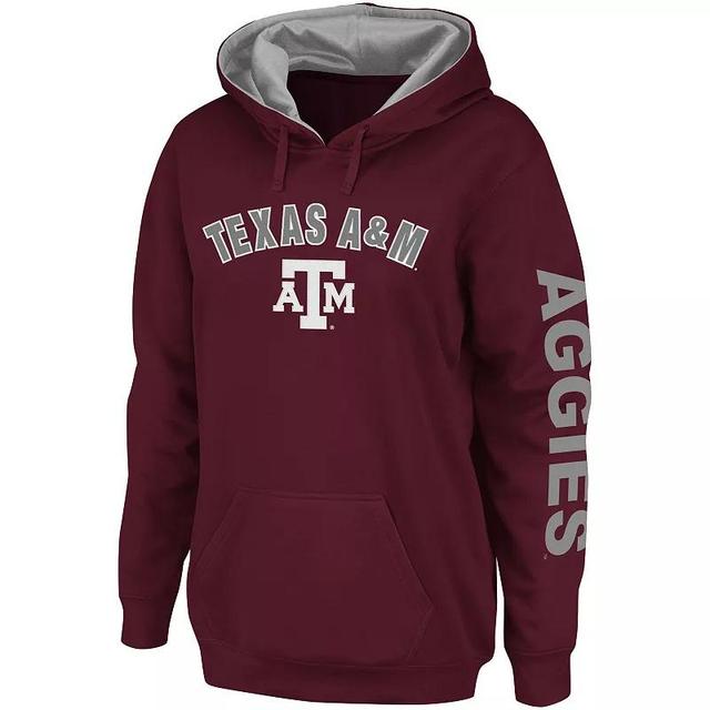 Womens Colosseum Maroon Texas A&M Aggies Loud and Proud Pullover Hoodie Product Image