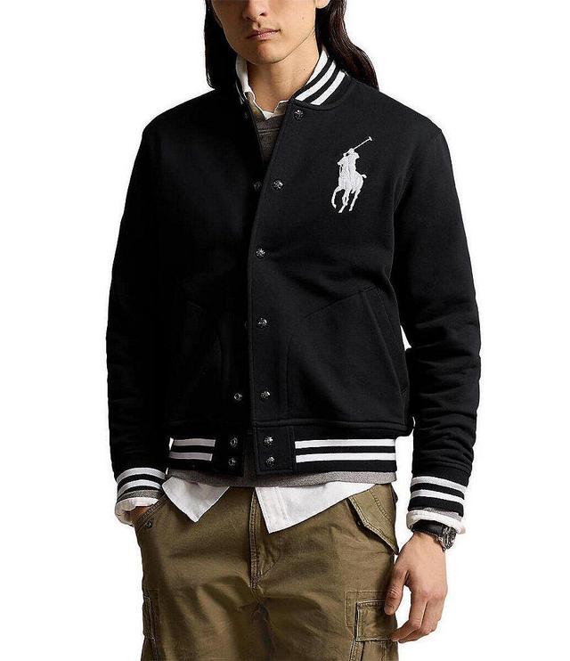 Polo Ralph Lauren Big Pony Fleece Baseball Jacket Product Image