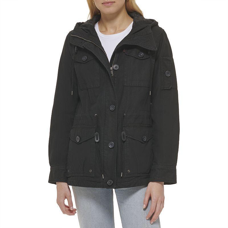 Levis Womens Hooded Military Jacket Product Image