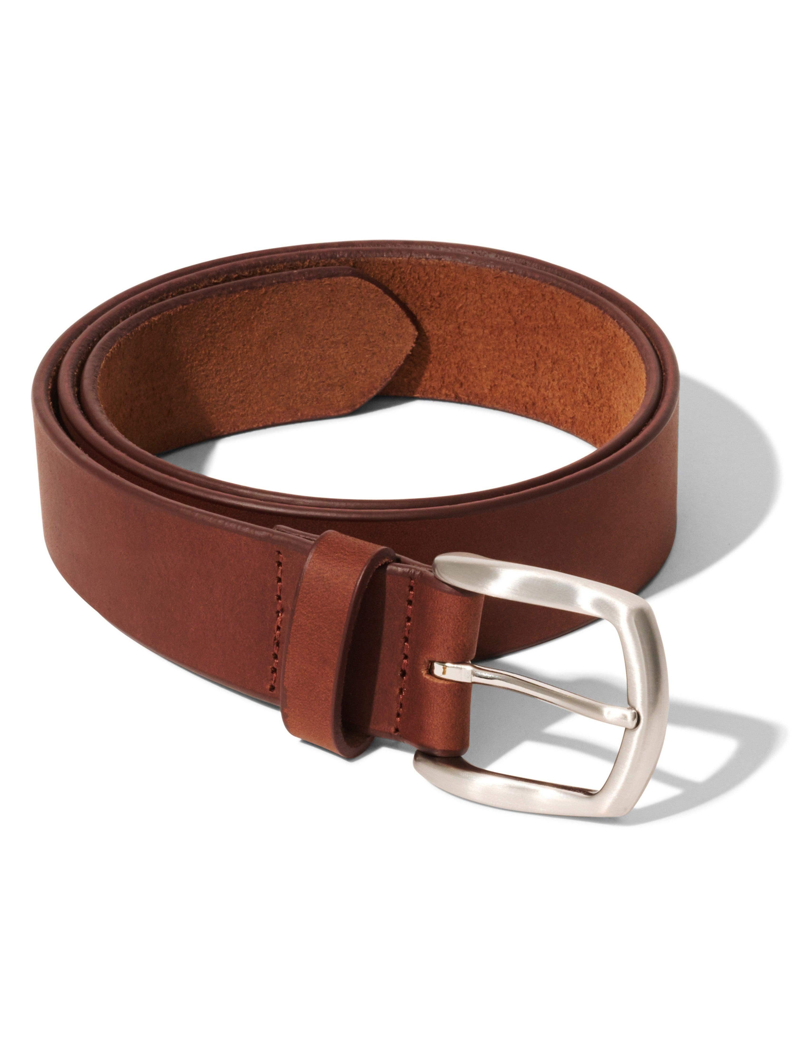 Leather Belt - Brown Male Product Image