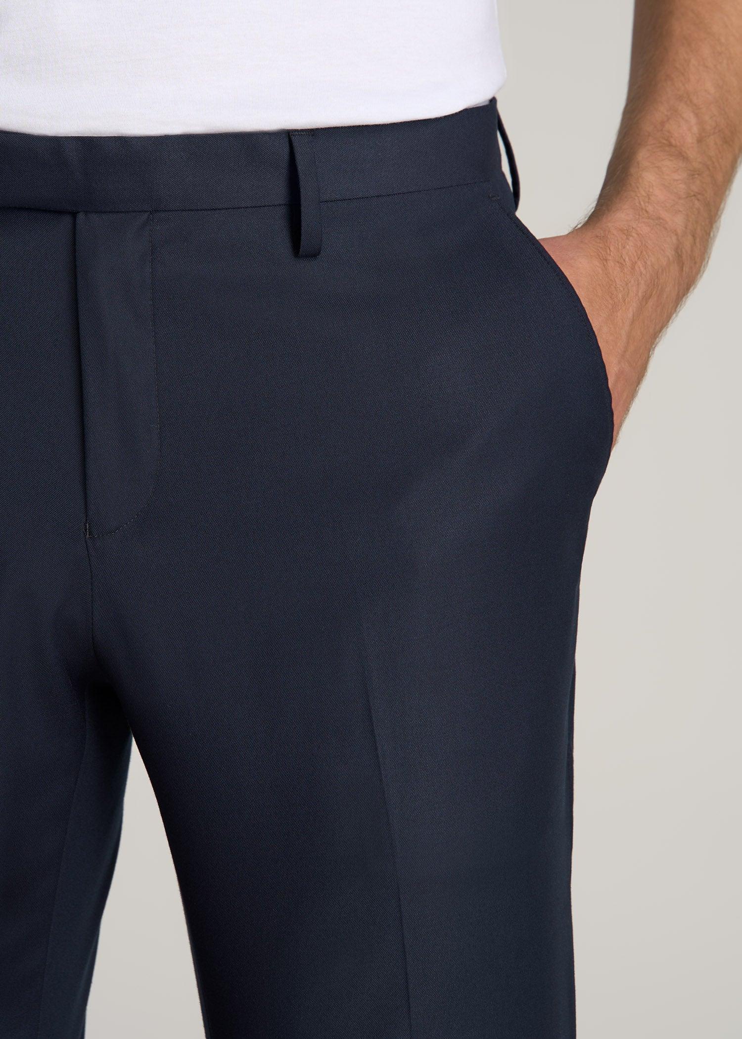 Suit Trousers for Tall Men in True Navy Male Product Image