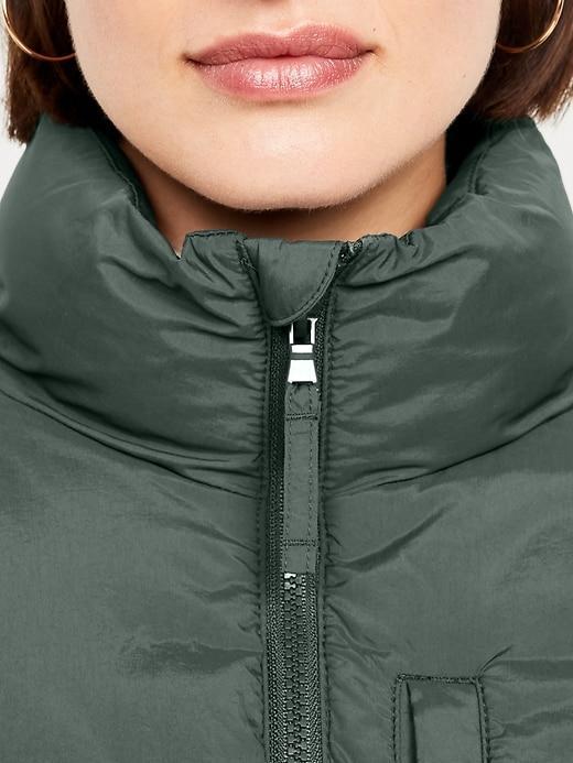 Oversized Crop Puffer Jacket Product Image