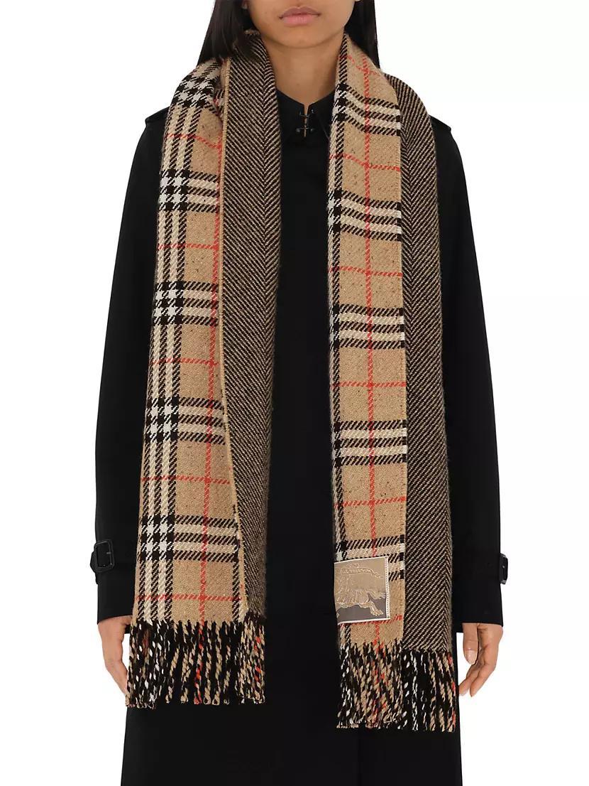 Wool Heritage Check Scarf Product Image