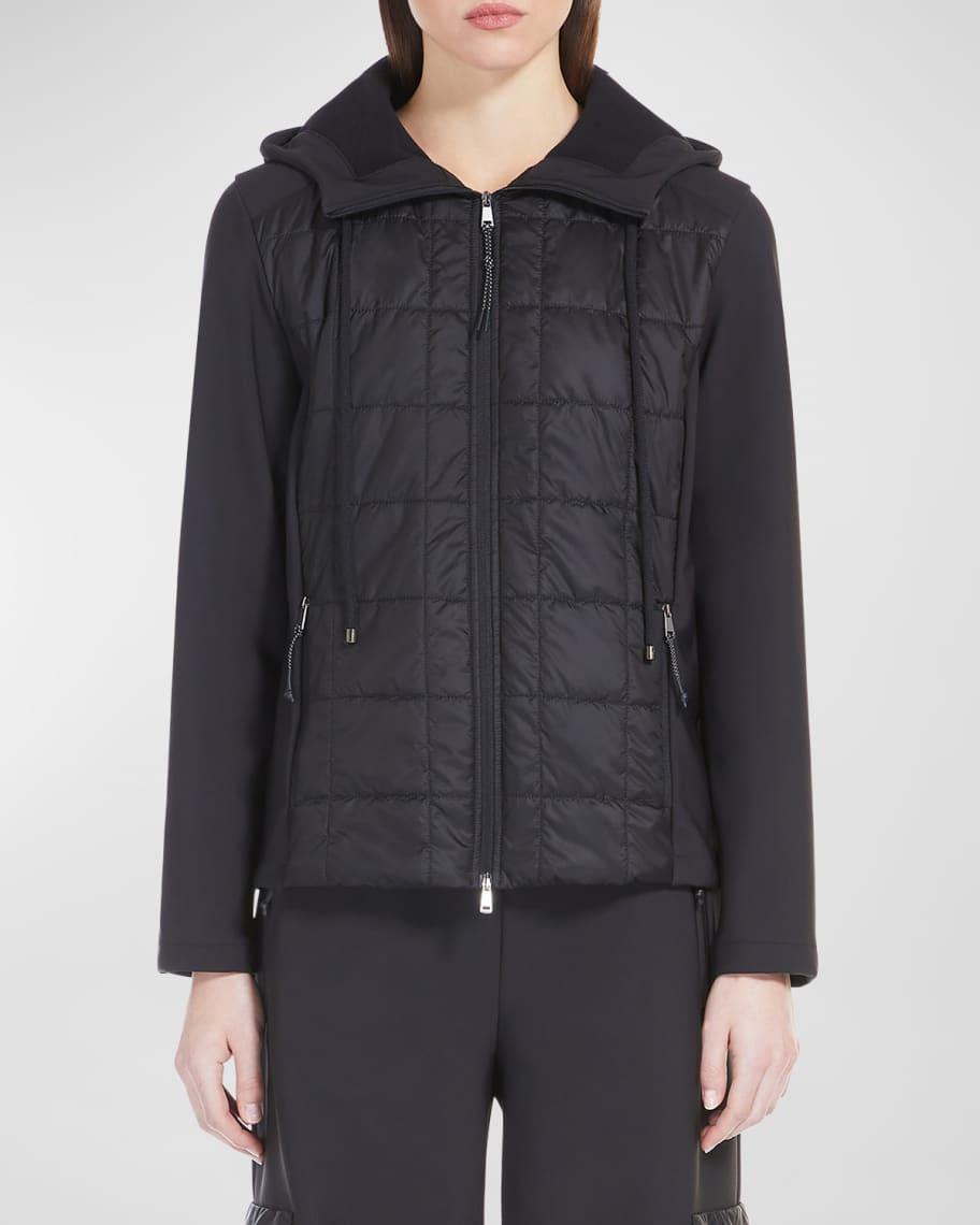 Reed Hooded Zip-Front Quilted Jacket Product Image