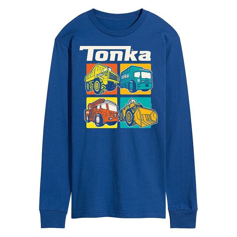 Mens Tonka Grid Long Sleeve Graphic Tee Product Image