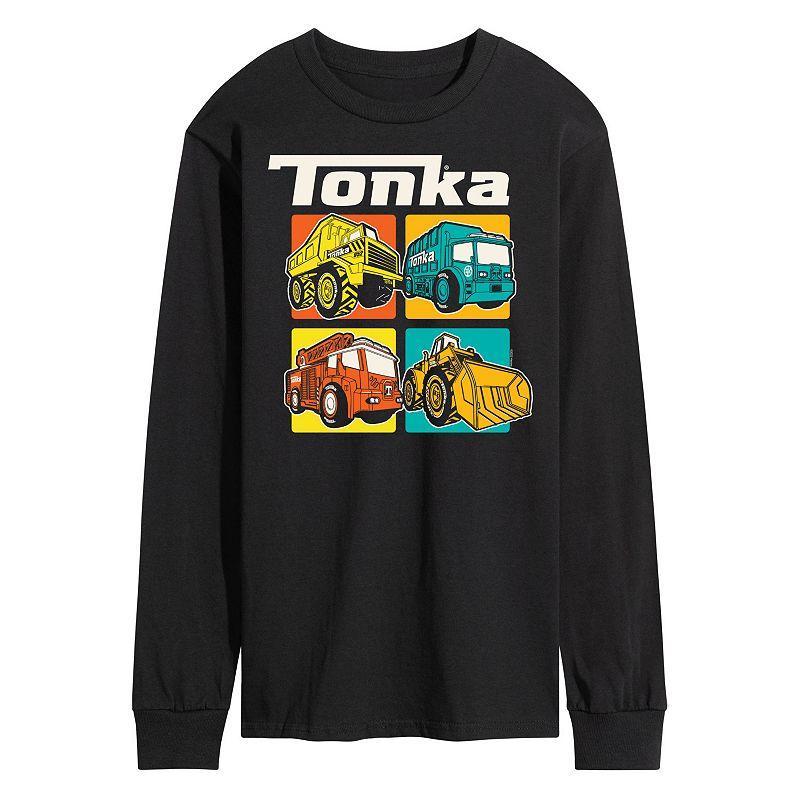 Mens Tonka Grid Long Sleeve Graphic Tee Product Image