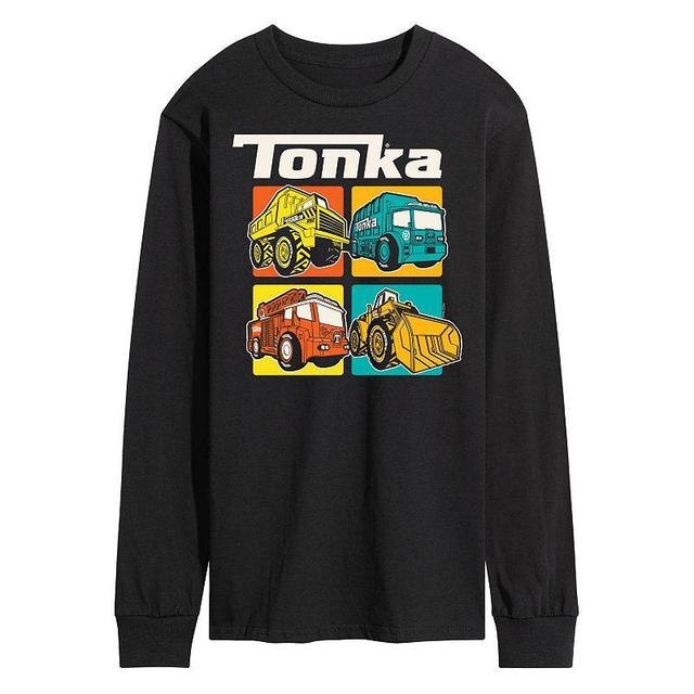 Mens Tonka Grid Long Sleeve Graphic Tee Product Image