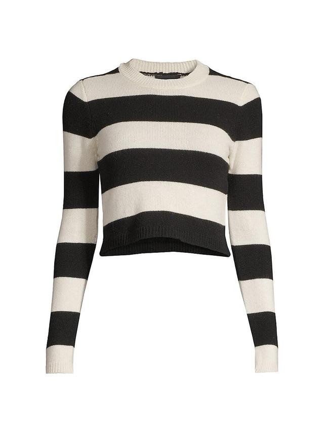 Womens Colorblocked Wool & Cashmere Sweater Product Image