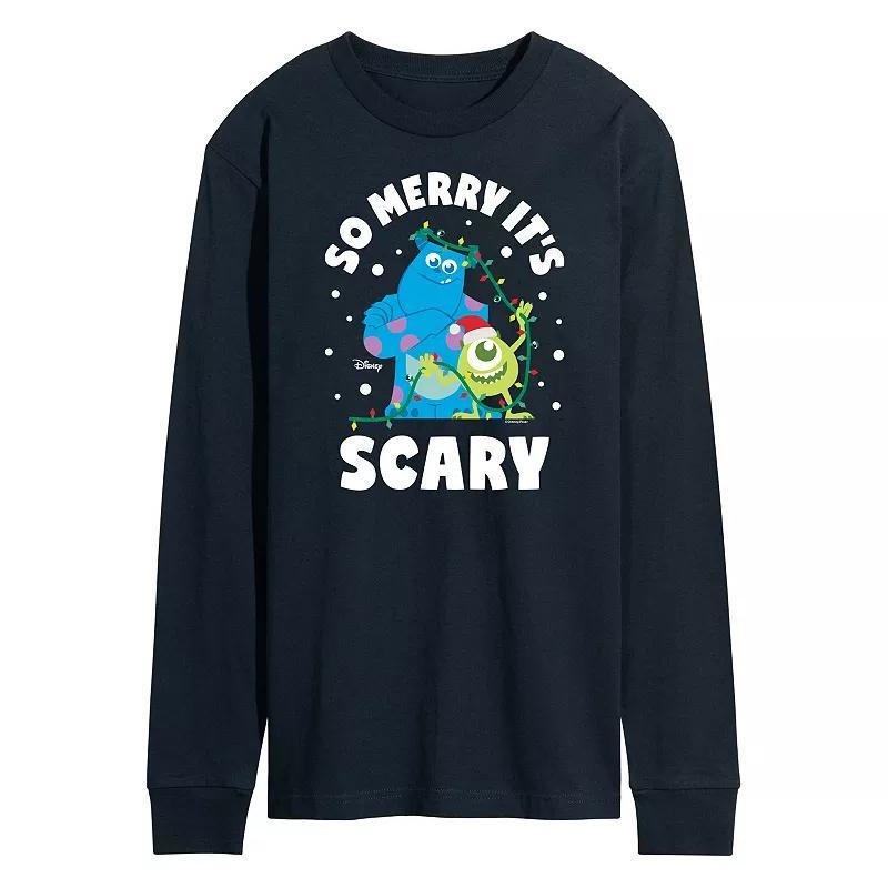 Mens Disney Monsters Inc So Merry Its Scary Long Sleeve Product Image