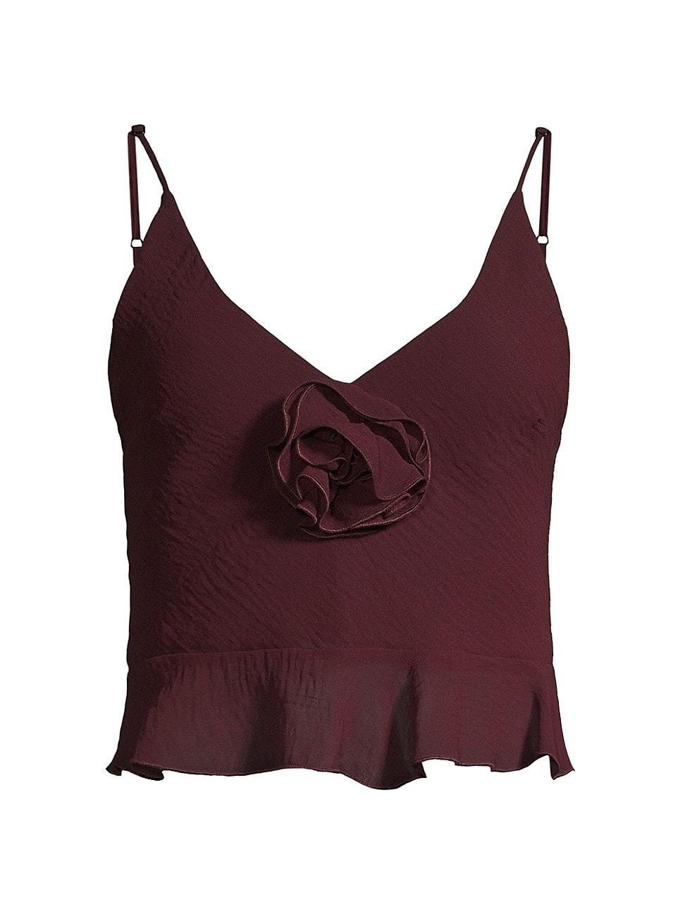 Womens Anya Floral Appliqu Tank product image