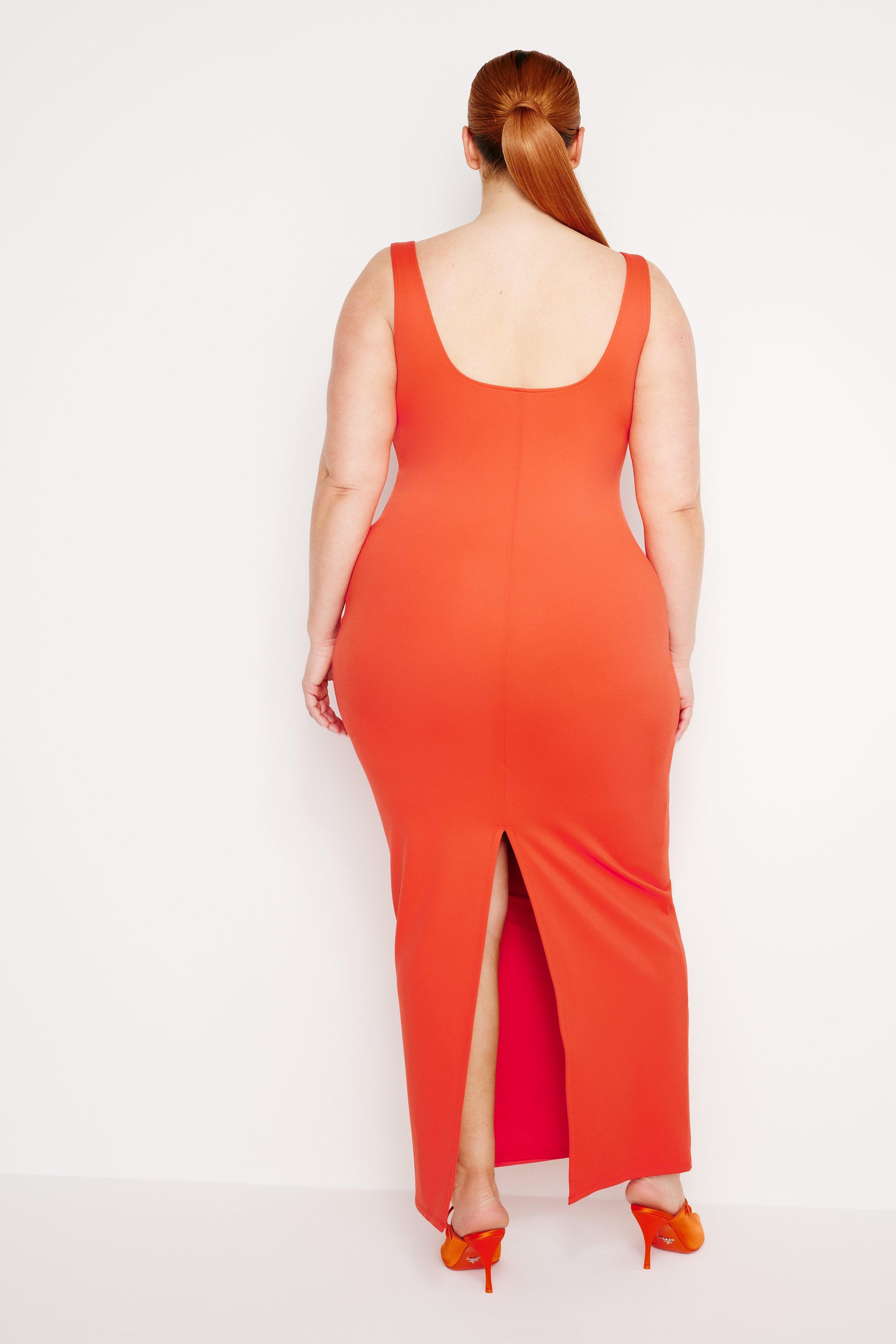 SCUBA MODERN TANK MAXI DRESS | ROMA002 Product Image