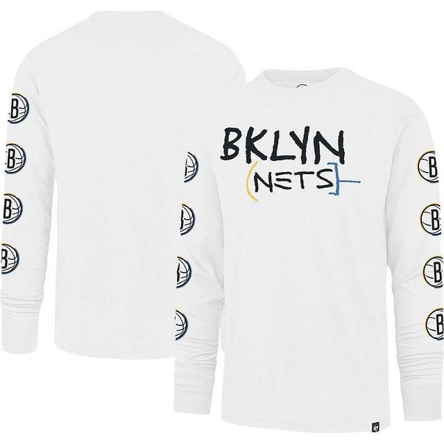 Mens 47 Brooklyn Nets City Edition Downtown Franklin Long Sleeve T-Shirt Product Image