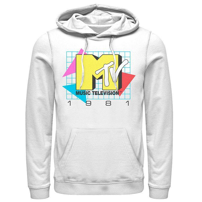 Mens MTV Music Television 1981 Logo Graphic Hoodie Product Image