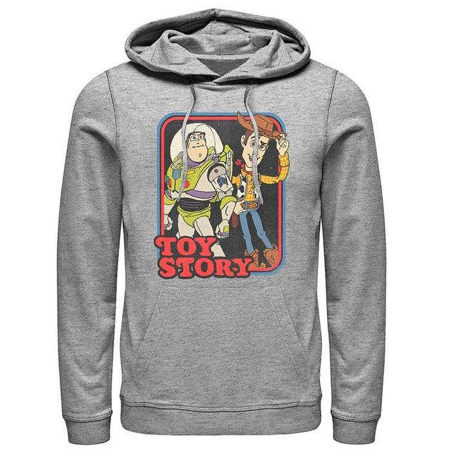 Disney / Pixars Toy Story Mens Storyline Pullover Hoodie Athletic Grey Product Image