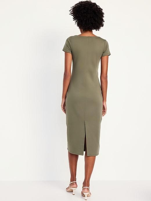 Square-Neck Midi Dress Product Image