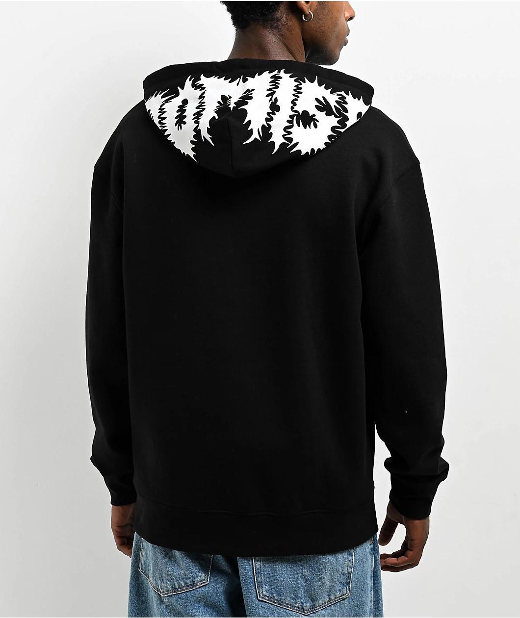 Broken Promises Patched Up Black Hoodie Product Image