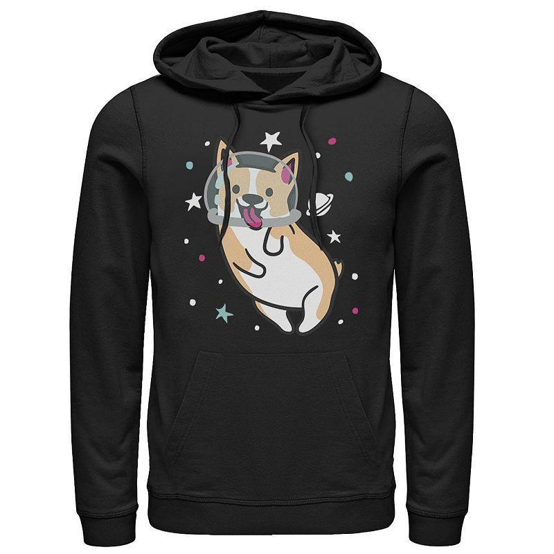 Mens Space Corgi Hoodie Product Image