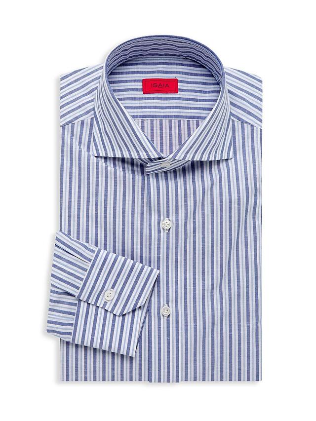 Mens Mix Striped Dress Shirt Product Image