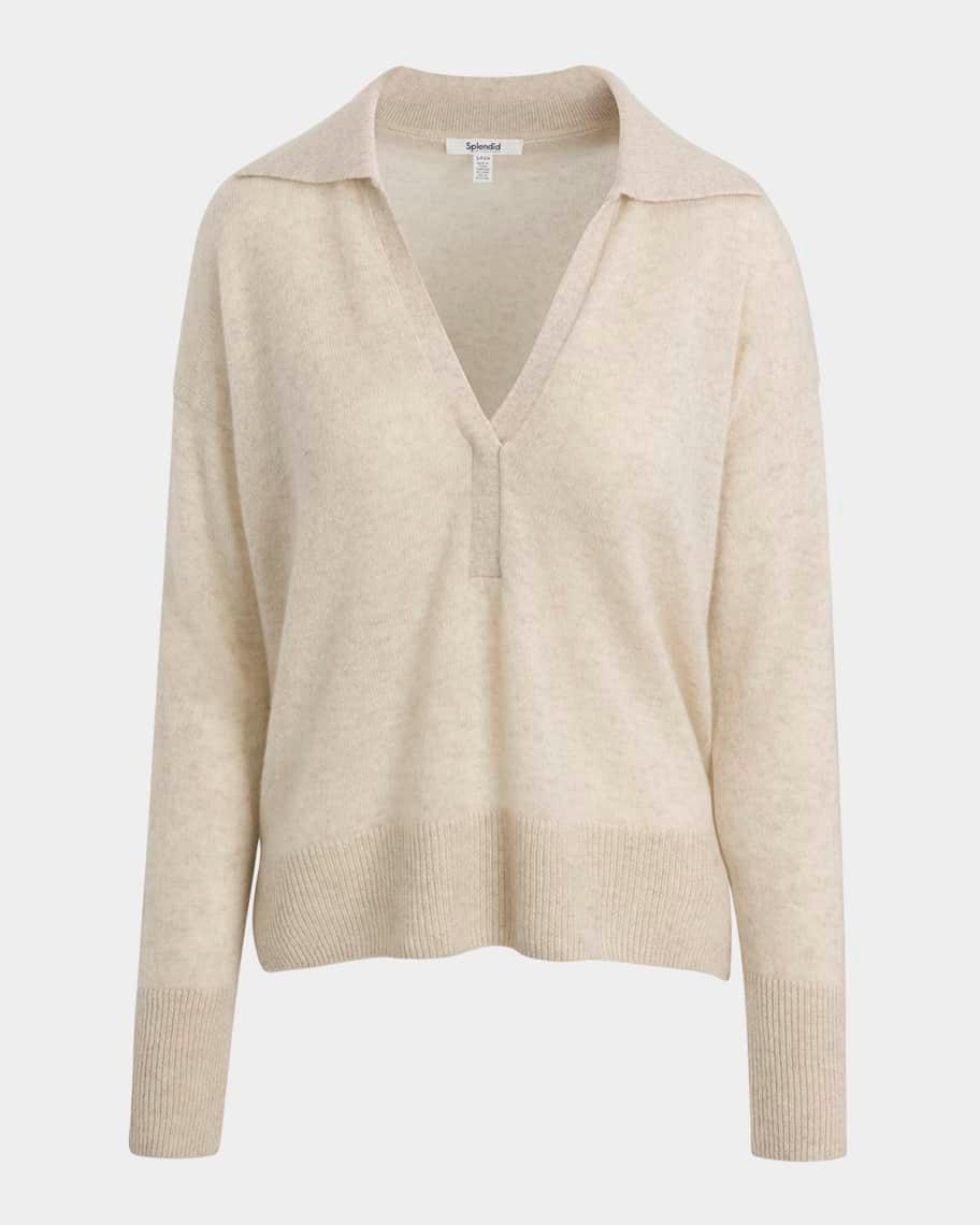 Cashmere Polo Sweater product image