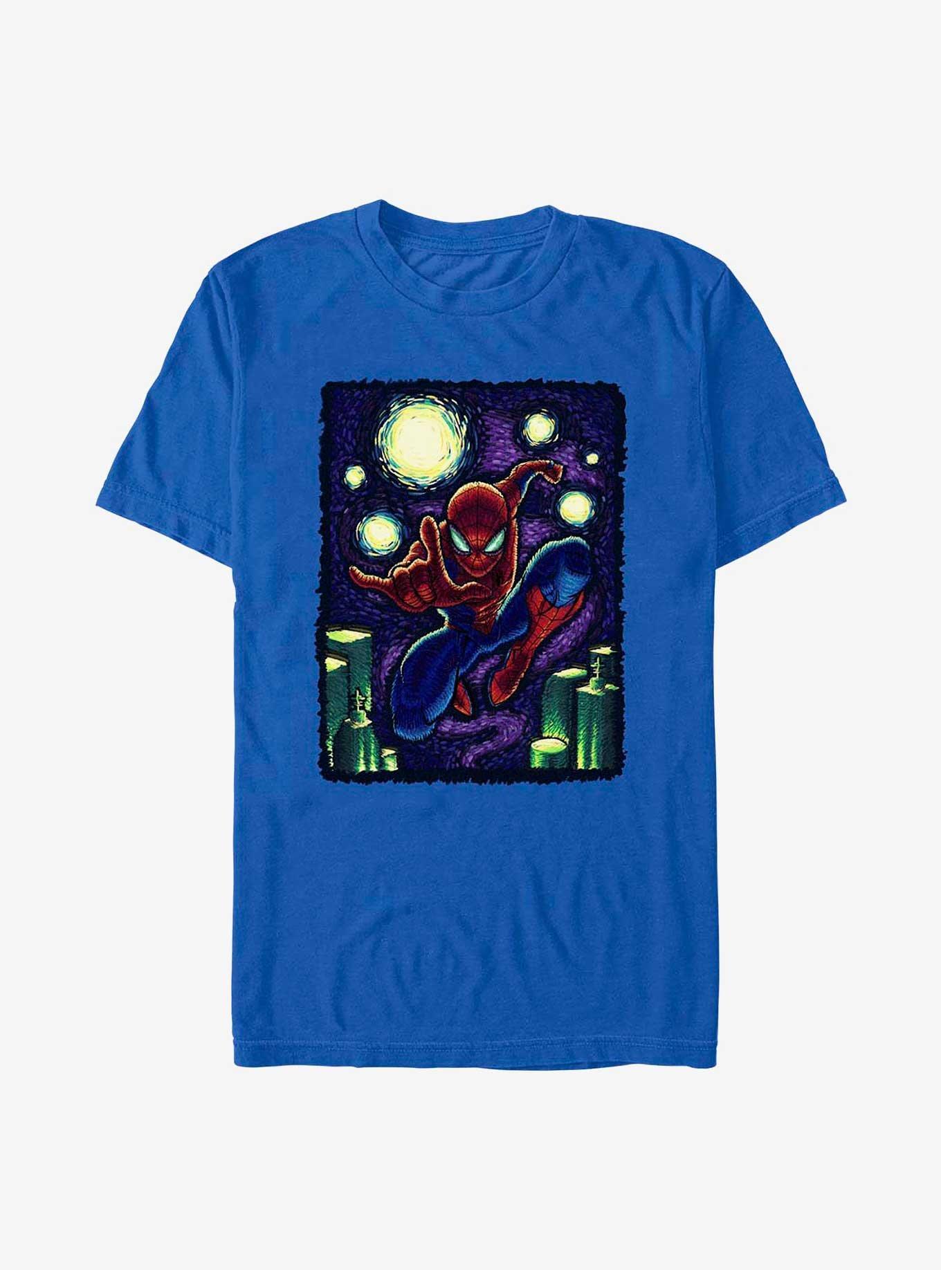 Marvel Spider-Man Starry New York T-Shirt Product Image