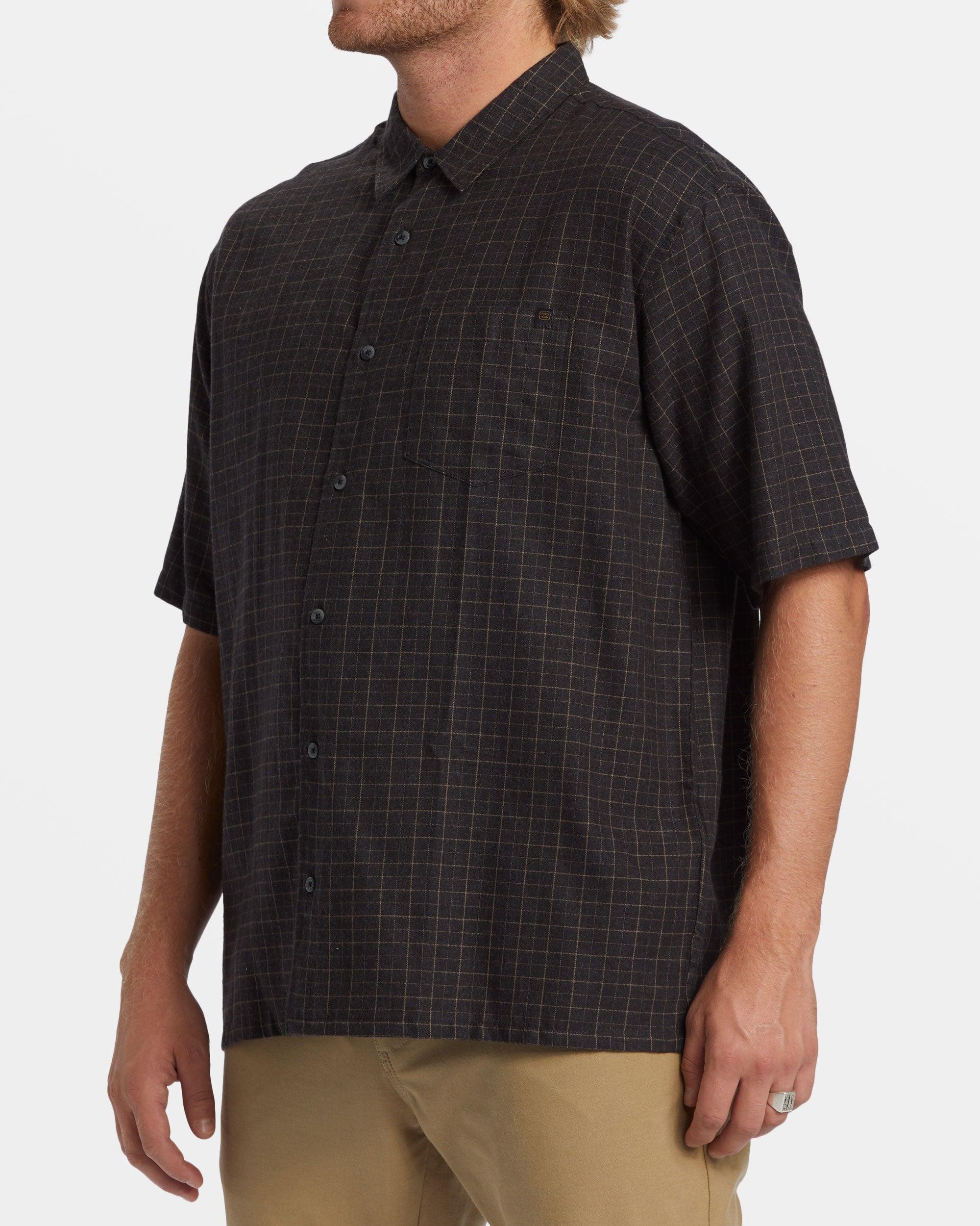 Mogul Short Sleeve Shirt - Washed Black Male Product Image