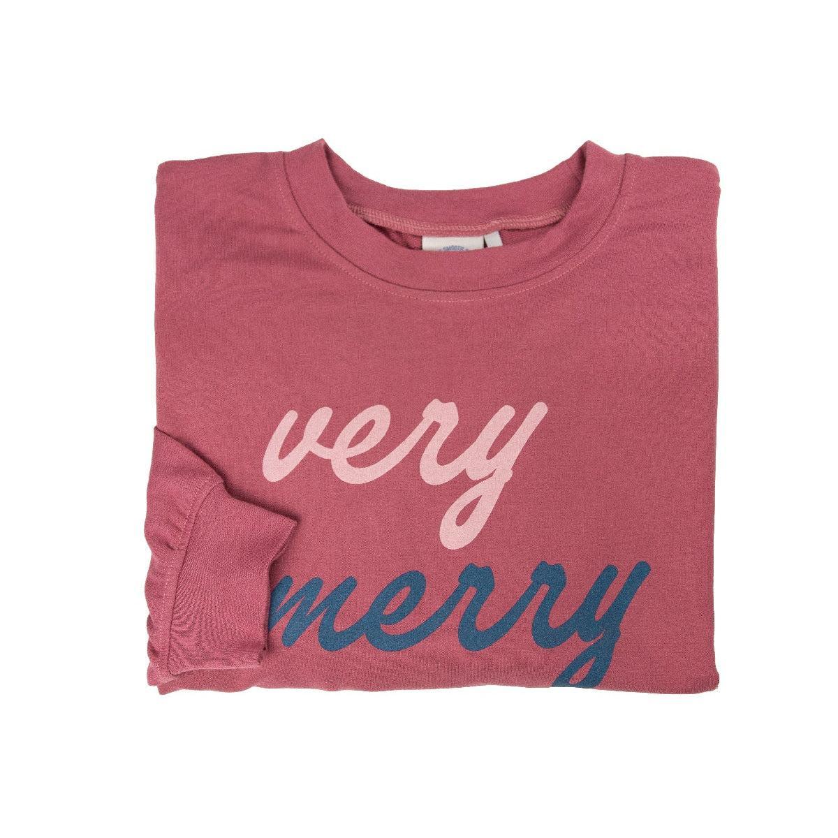 Very Merry French Terry Long Sleeve Product Image