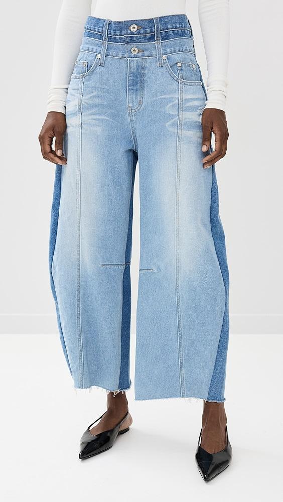 ROKH Balloon Shaped Layered Denim | Shopbop Product Image