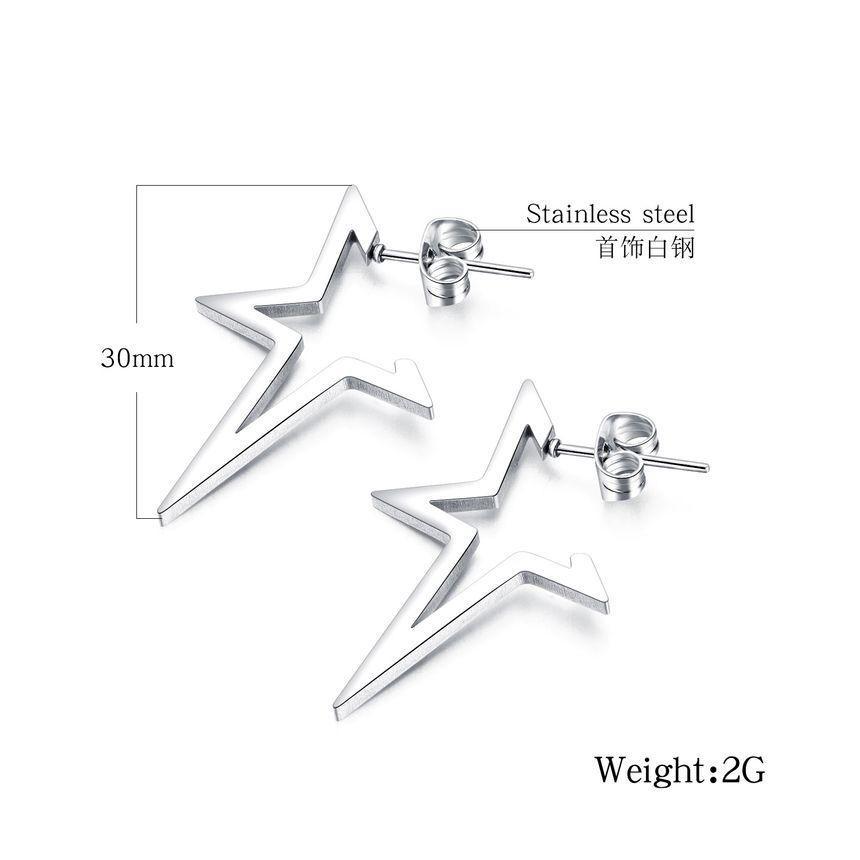 Stainless Steel Star Earring Product Image