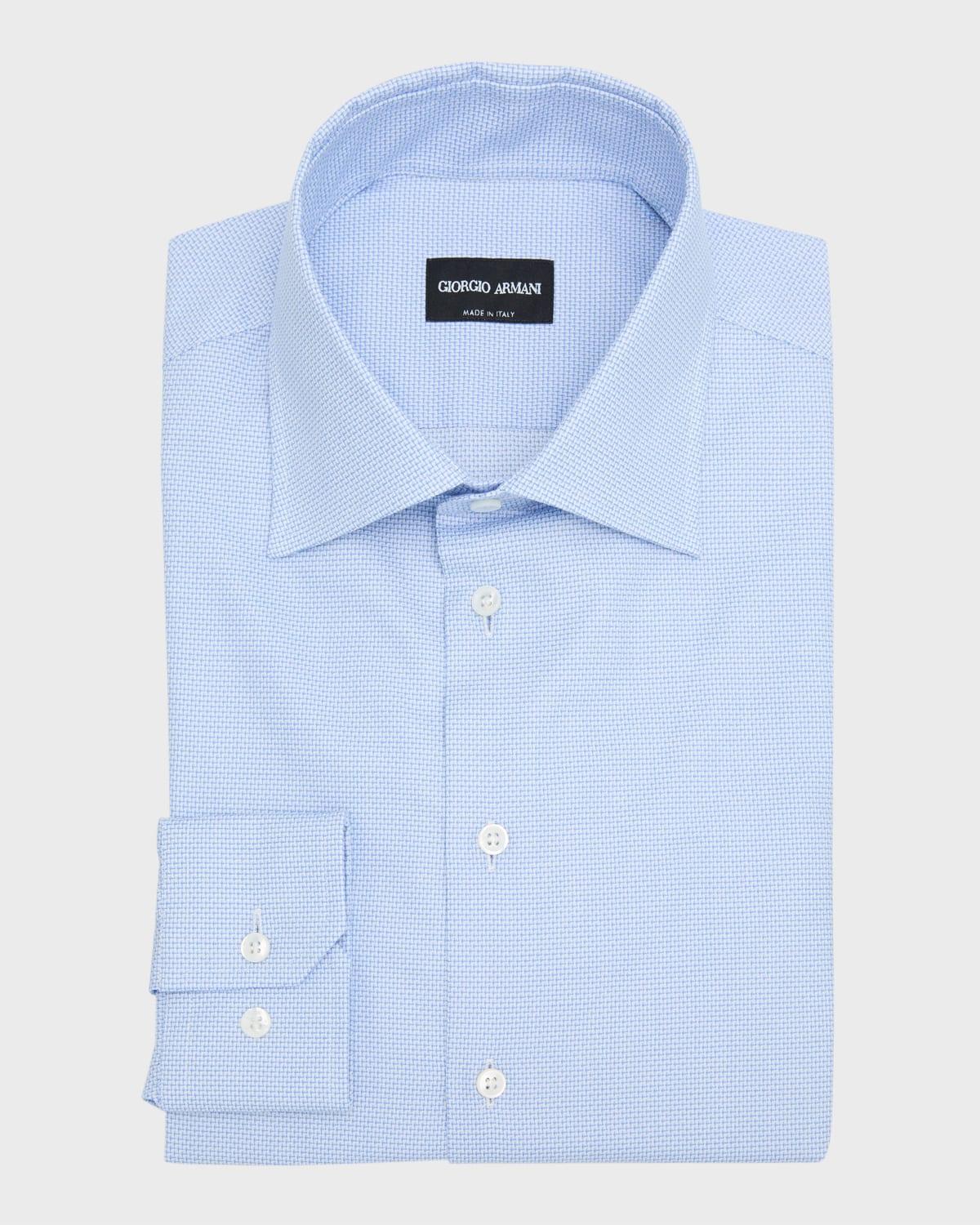 Mens Micro Print Dress Shirt Product Image