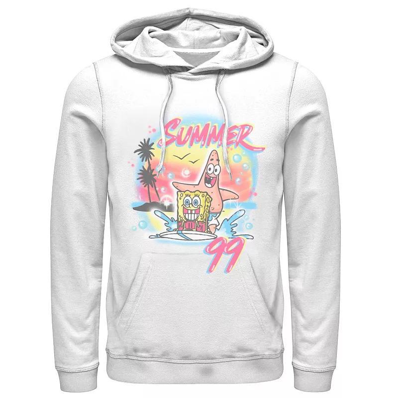 Mens SpongeBob Patrick Summer 99 Surfing Hoodie Product Image