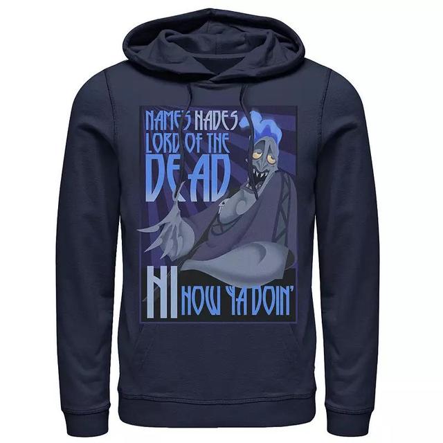 Disneys Hercules The Names Hades Quote Mens Hoodie Blue Product Image