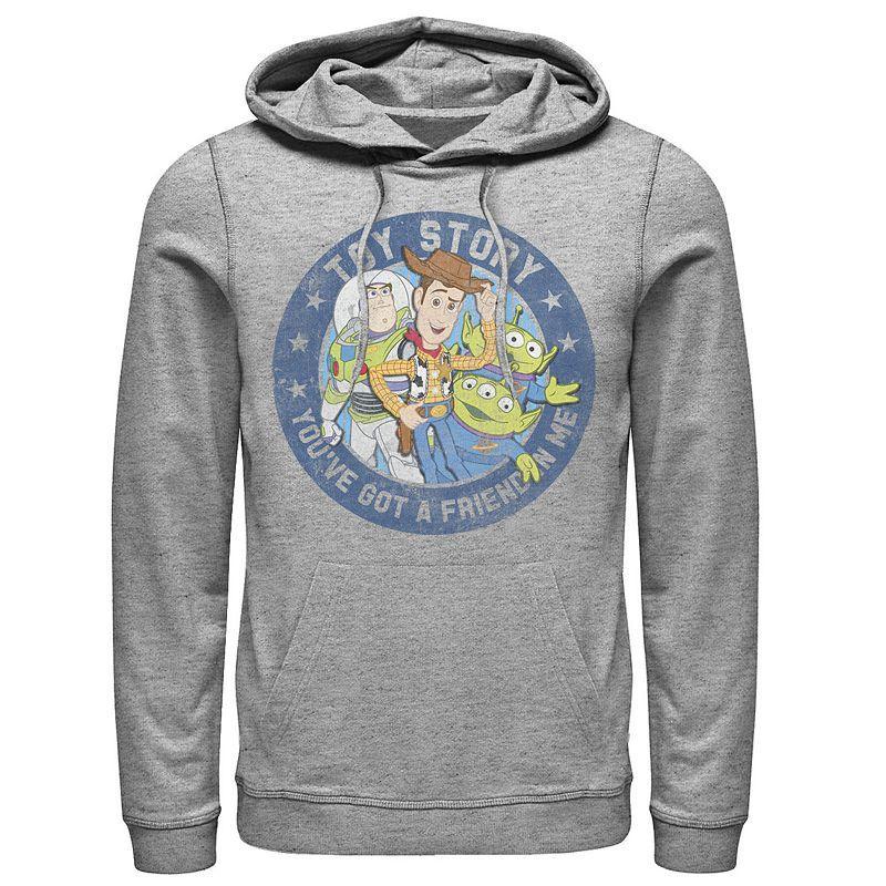 Disney / Pixars Toy Story Mens Youve Got A Friend Hoodie Athletic Grey Product Image