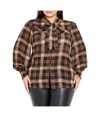 Plus Size Plaid Level Top Product Image