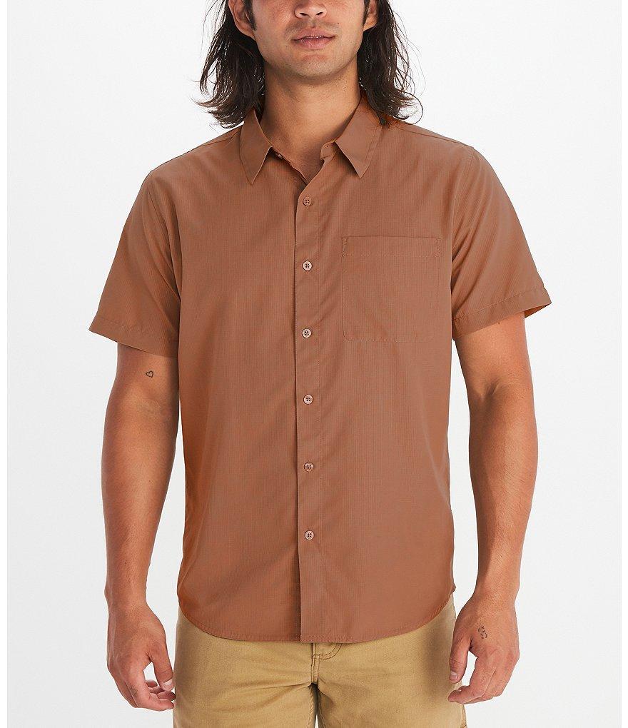 Marmot Aerobora Solid Short Sleeve Woven Shirt Product Image