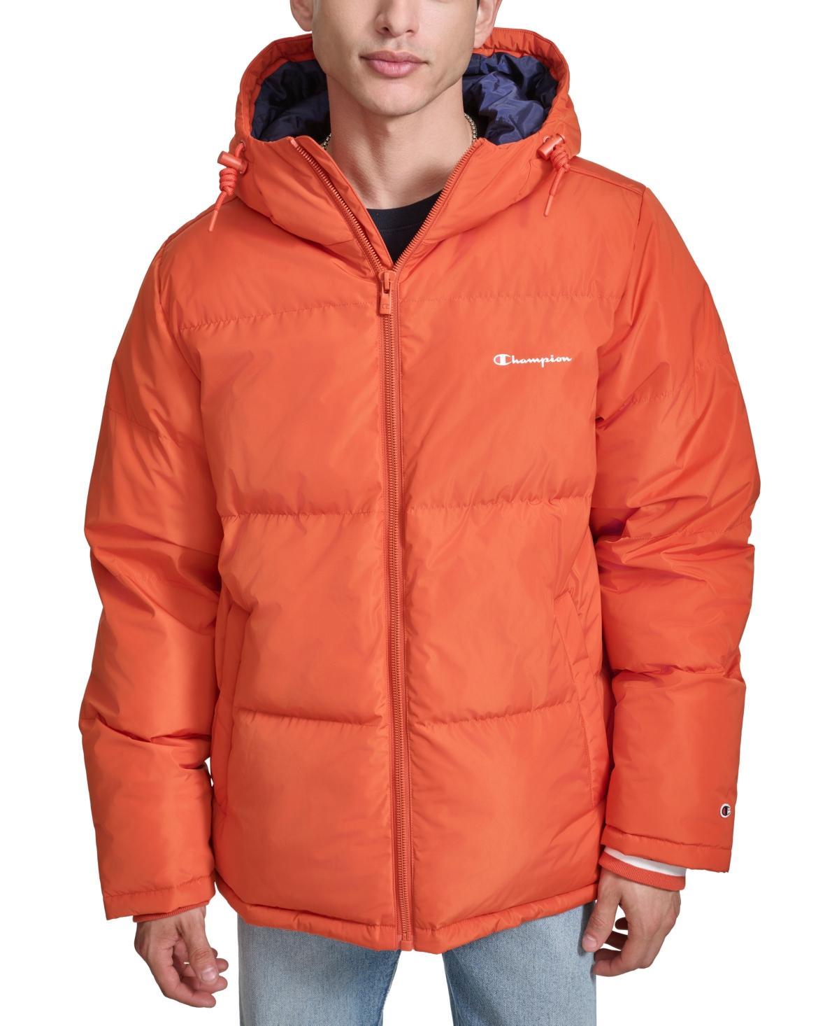 Champion Mens Quilted Full-Zip Hooded Puffer Jacket Product Image