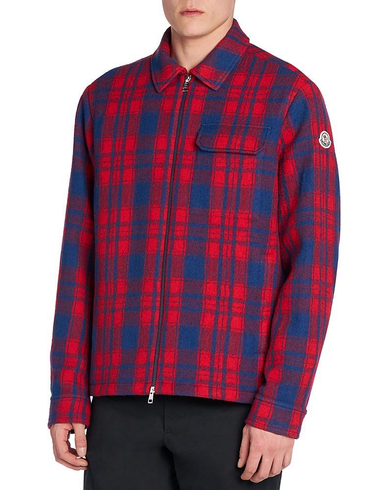 Moncler Long Sleeve Zip Front Shirt Jacket Product Image