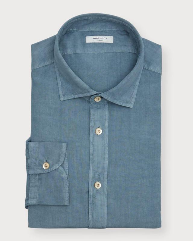 Mens Chambray Dress Shirt Product Image