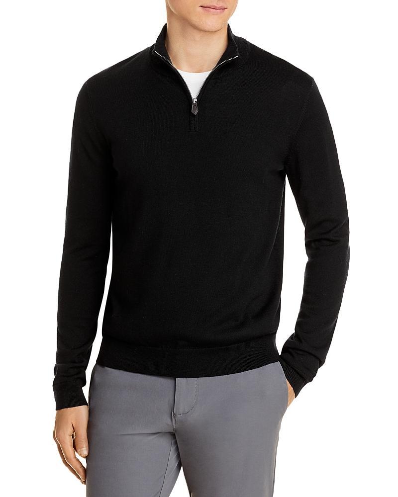 The Mens Store at Bloomingdales Quarter-Zip Merino Sweater - Exclusive Product Image