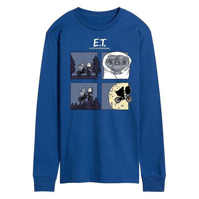 Mens ET Squares Long Sleeve Tee Product Image