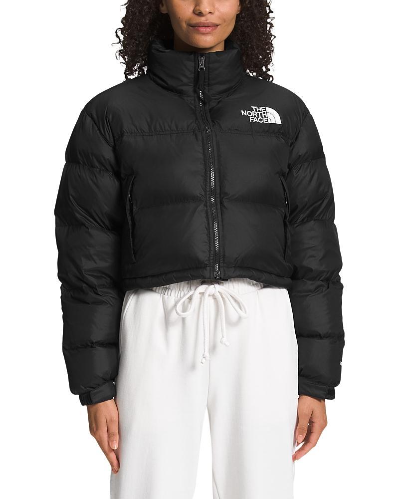 Womens Nuptse Cropped Down Puffer Jacket Product Image