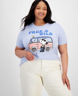 Trendy Plus Size Free And Wild Graphic T-Shirt  Product Image