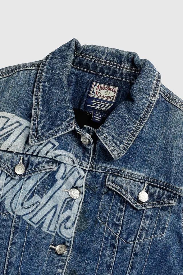 Vintage NY Knicks NBA Denim Jacket Product Image