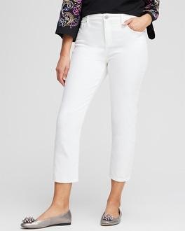 Women's No Stain Girlfriend Cropped Jeans Product Image