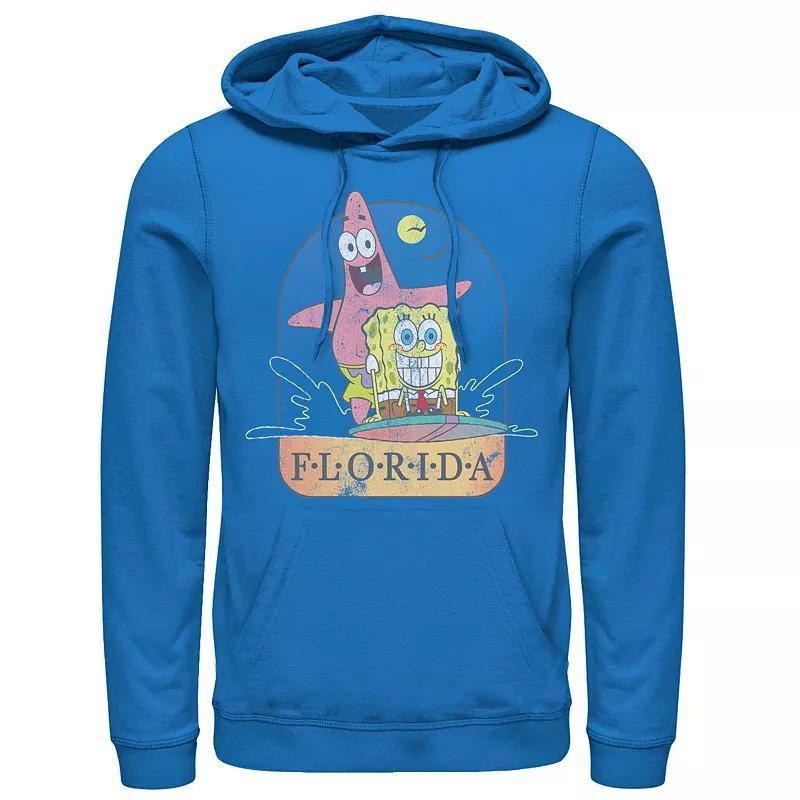 Mens Nickelodeon SpongeBob SquarePants Patrick Florida Surf Poster Hoodie Product Image