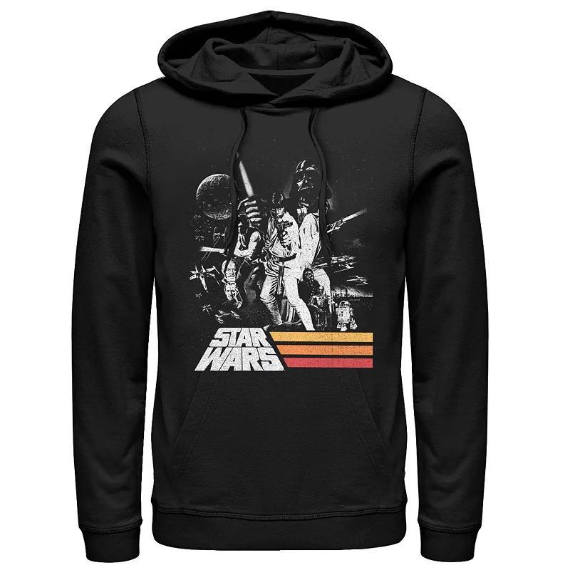 Mens Star Wars Classic Poster Pullover Hoodie Product Image