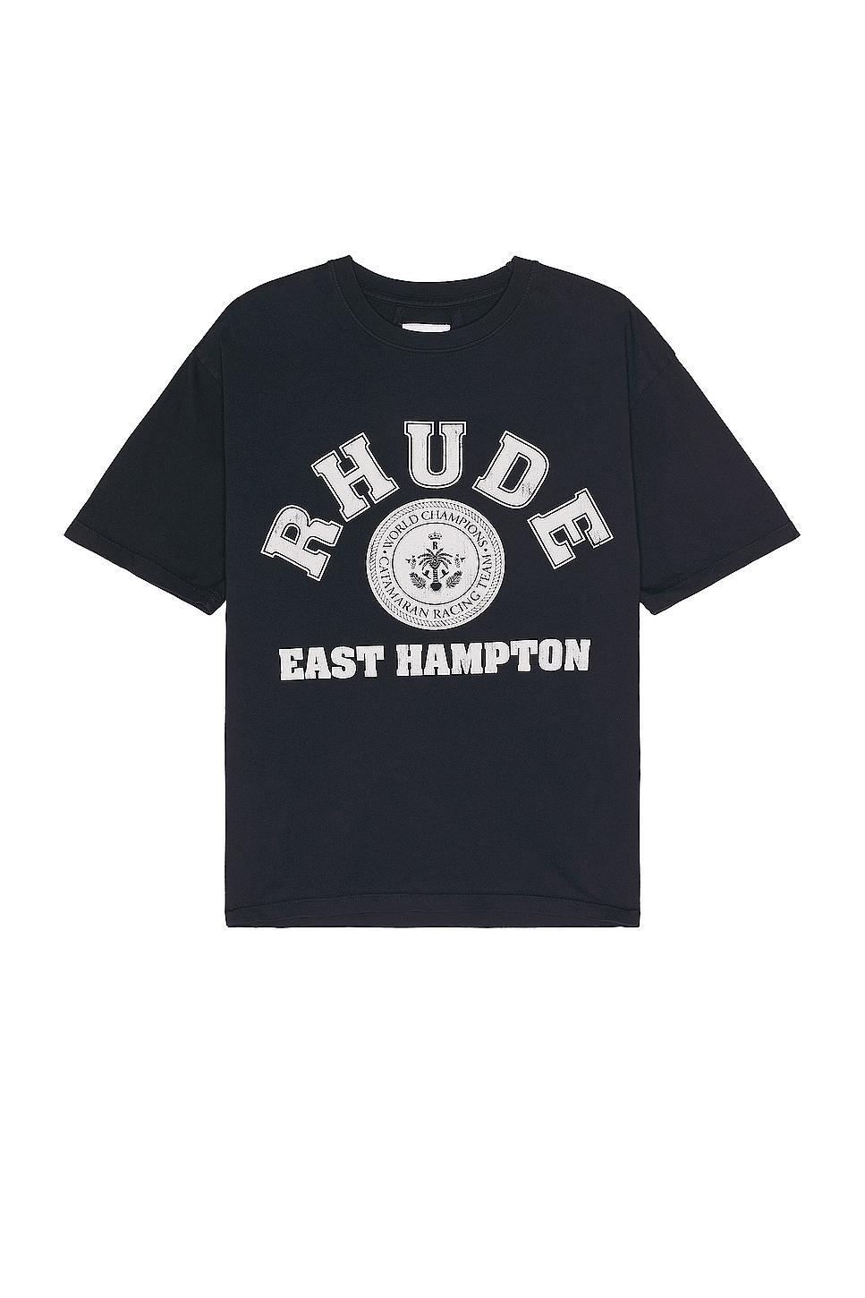 Rhude Hampton Catamaran Tee in Black Product Image