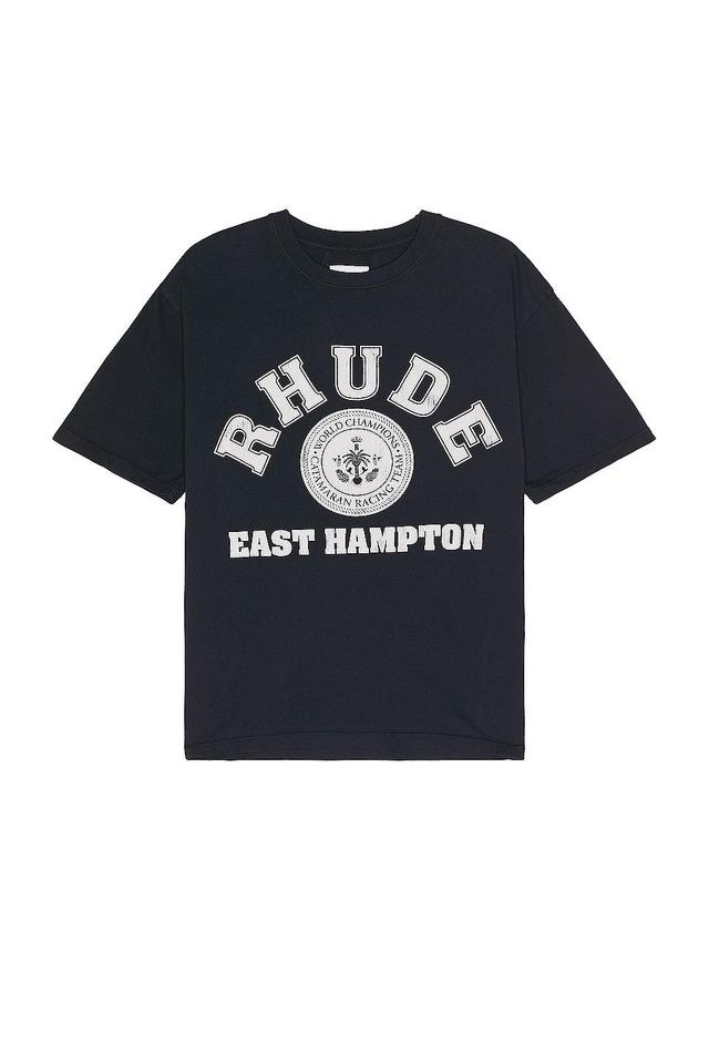 Rhude Hampton Catamaran Tee in Black Product Image