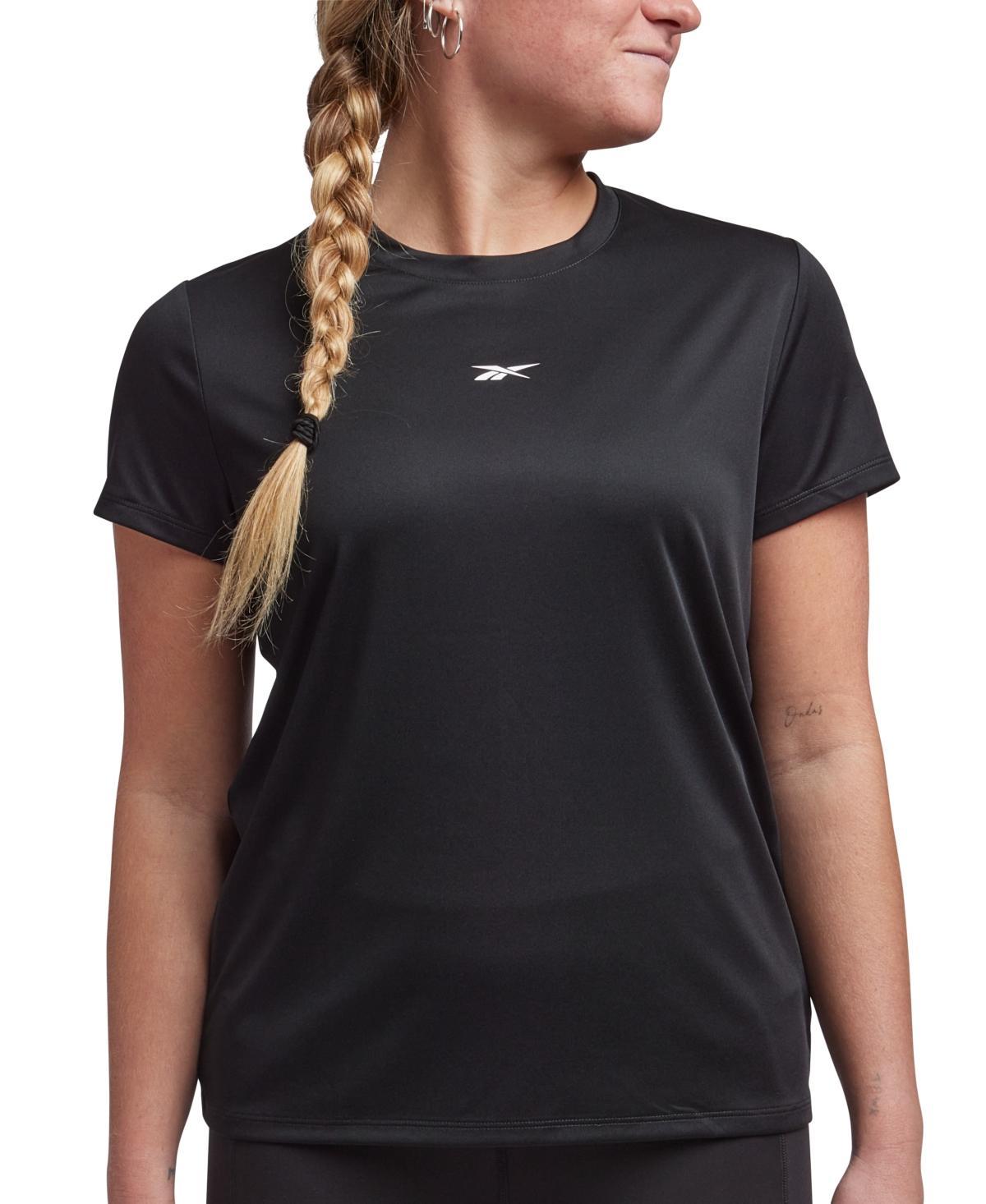 Reebok Womens Active Identity Performance Logo Tech T-Shirt Product Image