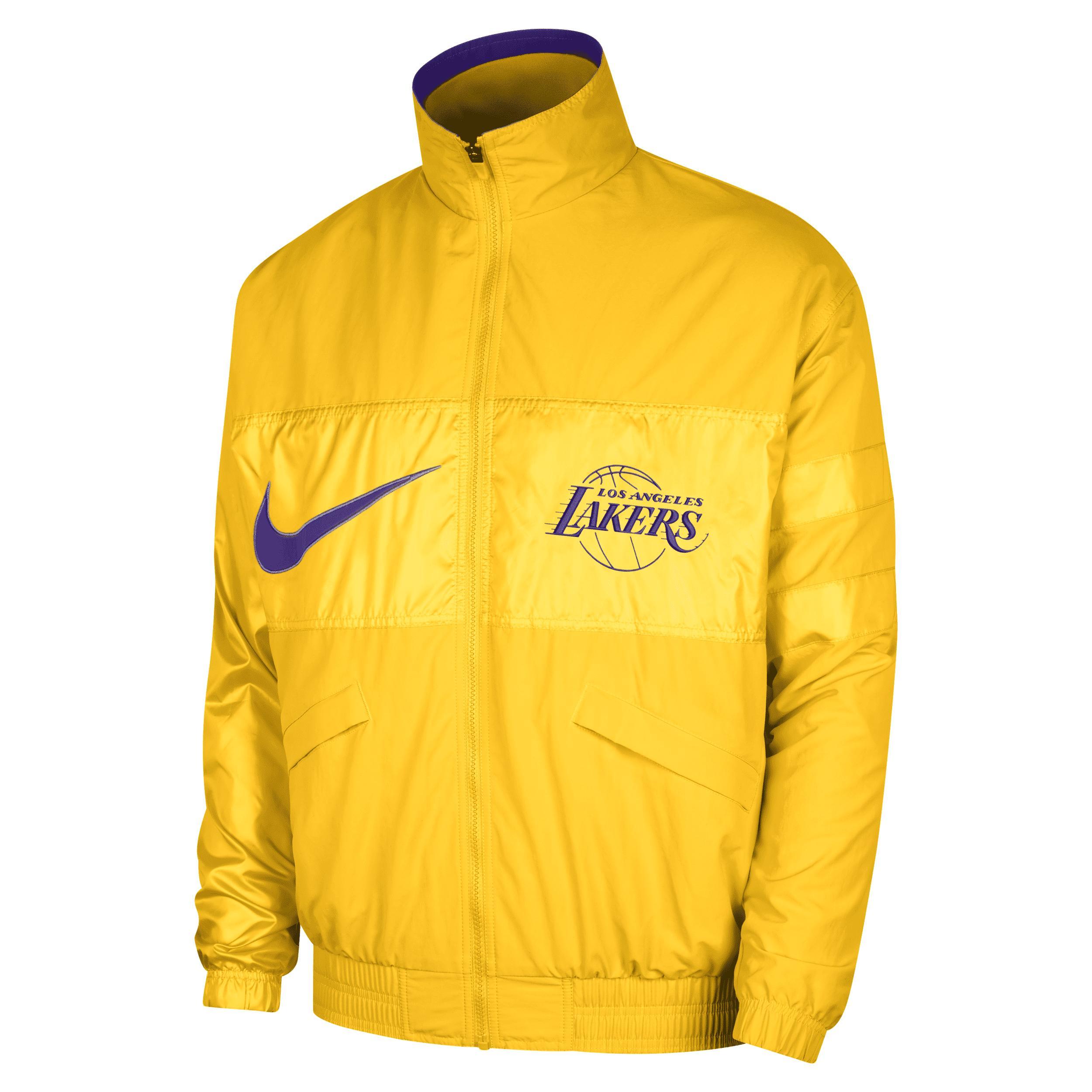 Los Angeles Lakers Courtside Nike Men's NBA Lightweight Jacket Product Image