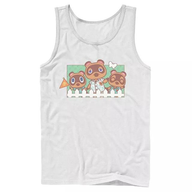 Mens Animal Crossing New Horizons Nook Family Portrait Tank Top Product Image